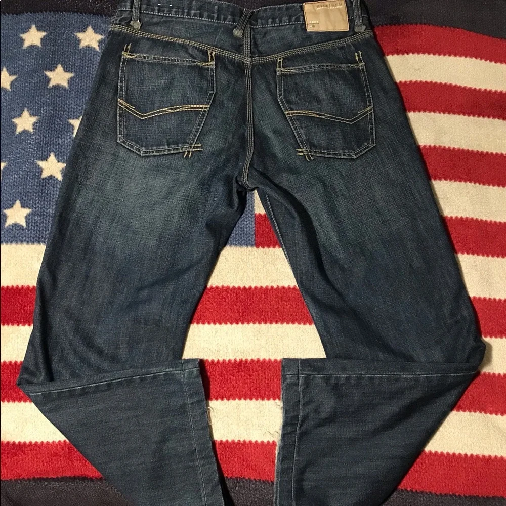 Vintage Tommy Hilfiger Premium Denim Jeans Pants 34x32 Gym P Wing Bear Rlx Thj 1